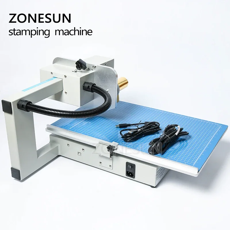 ZONESUN 8025 Hot Stamping Machine Digital press simulator Sheet Printer Plateless Hot Foil Printer Plastic leather - view 6