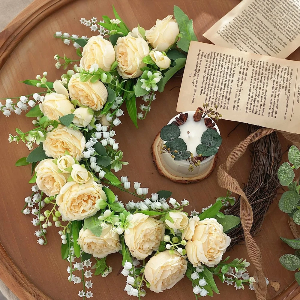 1/3 قطعة زهور الورد الاصطناعي الفاوانيا عالية الجودة مهرجان غرفة المنزل الديكور المزهريات قوس الزفاف في الهواء الطلق حديقة ساحة Diy بها بنفسك الهدايا #4
