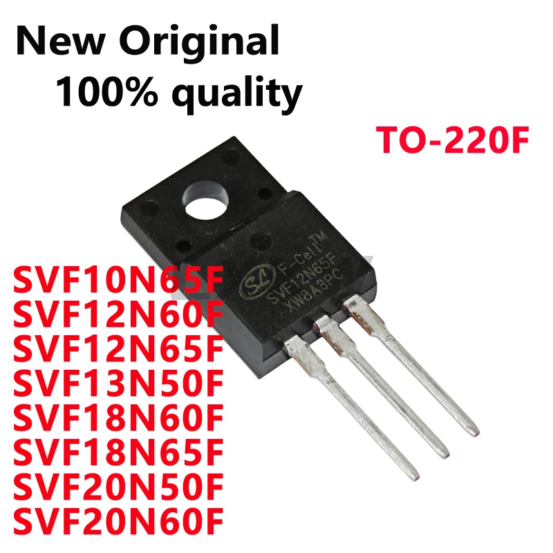 10/PCS New Original SVF10N65F SVF12N60F SVF12N65F SVF13N50F SVF18N60F SVF18N65F SVF20N50F SVF20N60F TO-220F In Stock