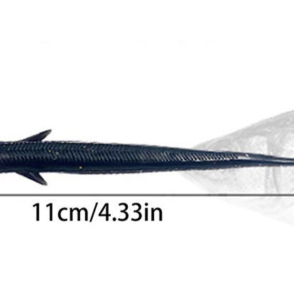 【rrkxa】10 Stück Bionic Fish Silikon Weicher Angelköder 11 cm 3 g Künstlicher Schmerlenköder Fake Bait Swimbait Jig Wobbler Angelköder