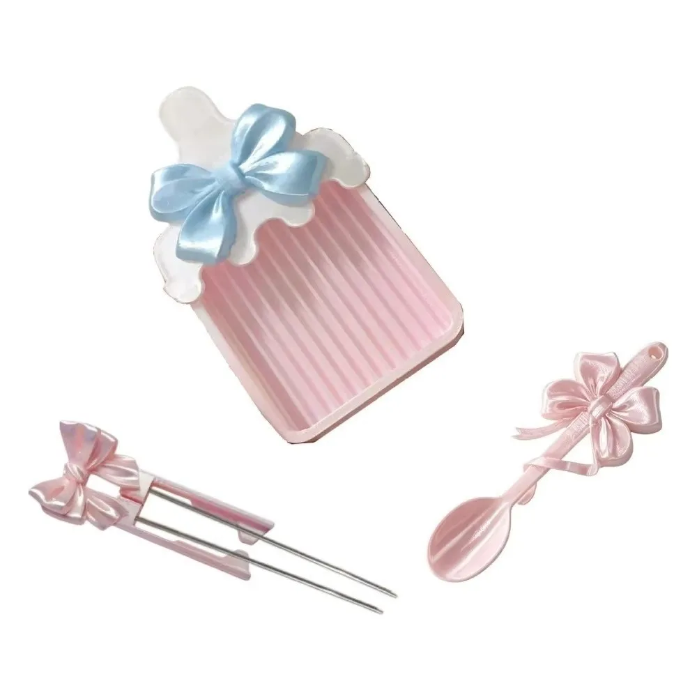 PLA Fuse Bead Tool Set Bottle Shape Bead Scoop Bean Sorting Tray Set Efficient Handheld Bowknot Auxiliary Tool Kit For Home Use