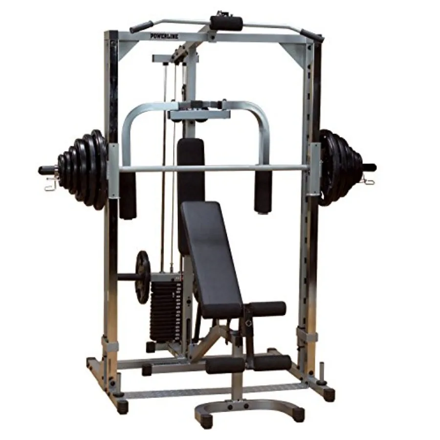 

Тренажер Powerline PSM144XS Smith Machine: Комплект для силовых тренировок из стали, черный, прочный, для дома или коммерческого использования