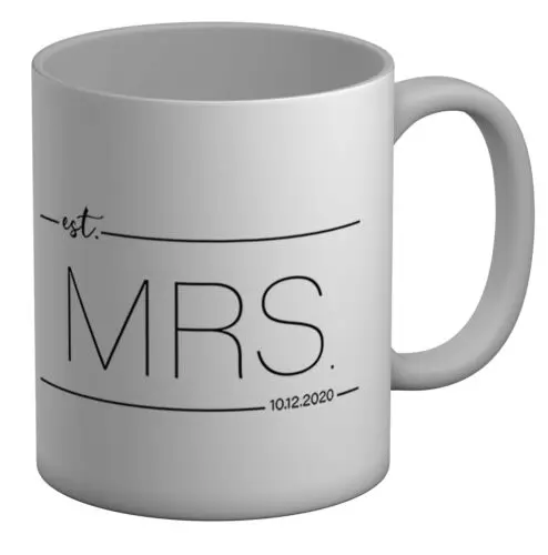 

Personalised Mrs White 11oz Mug Cup