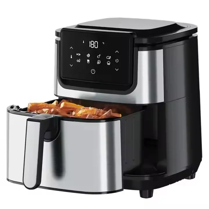 

2026 New Model Multi-functional2024 Kitchen 7l 8l Air Fryer French Digit Fryer Air Automatic Multi-function Intelligent Oilless