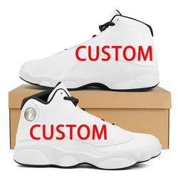 Custom Shoes Mens Sneakers Fashion Comfortable Design Logo Sports Flats High Quality DIY Breathable Basketball Shoes