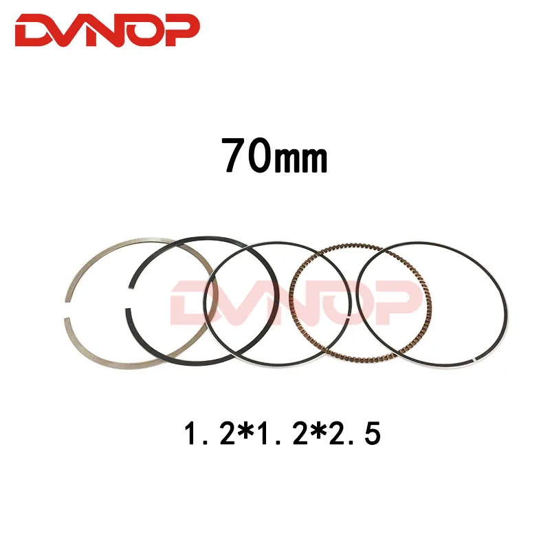 Motorcycle 70mm Piston 16mm Pin Ring 1.2*1.2*2.5mm Set For LONGXIN250  Loncin 250 TG260 Off-road Dirt Bike Engine Spare Parts