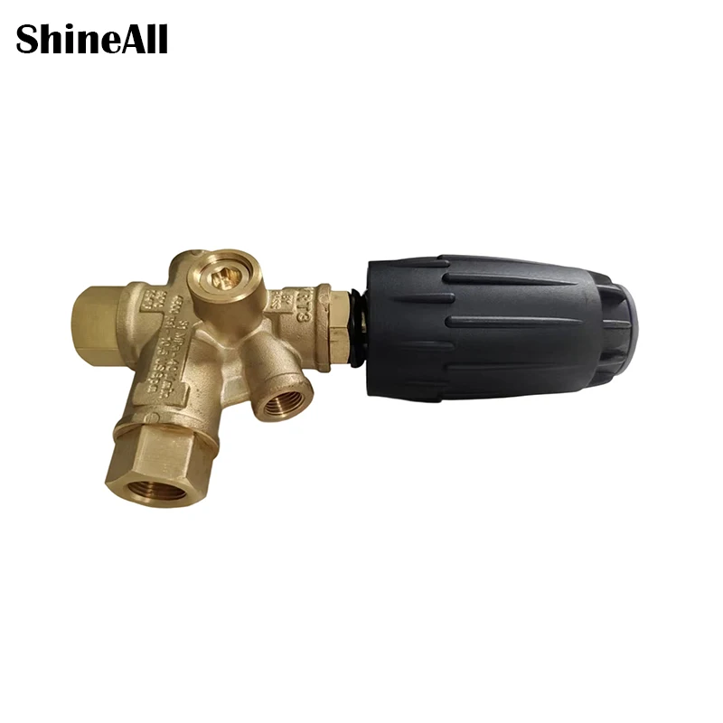 VRT3 Five-way high-pressure plunger pump pressure Unloader Regulator valve with large flow rate 3/8 brass quick coupling