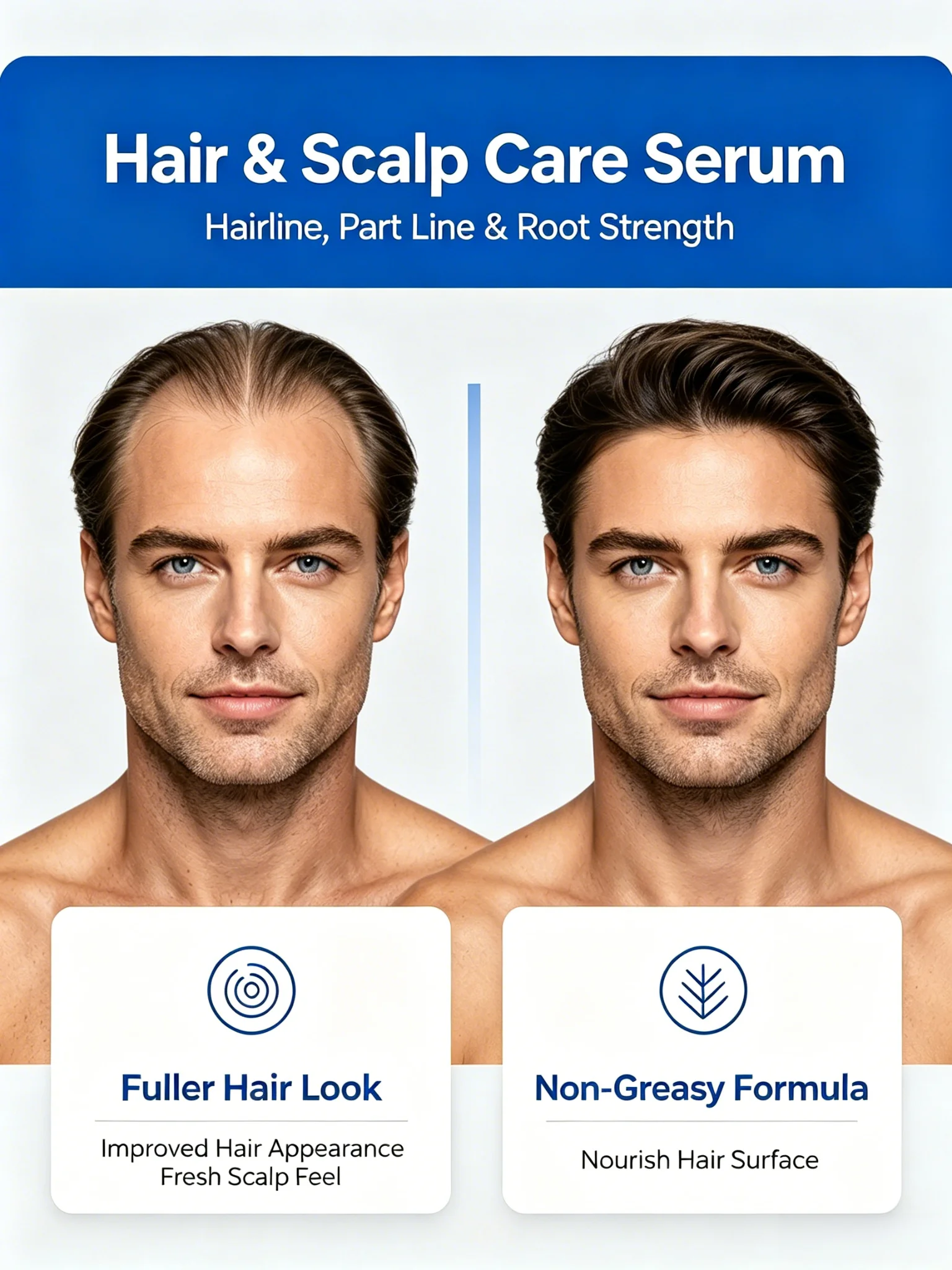 Hair Scalp Care Serum Nourishing Scalp Essence Non Greasy Formula Boost Hair Volume Improve Thin Hair Appearance