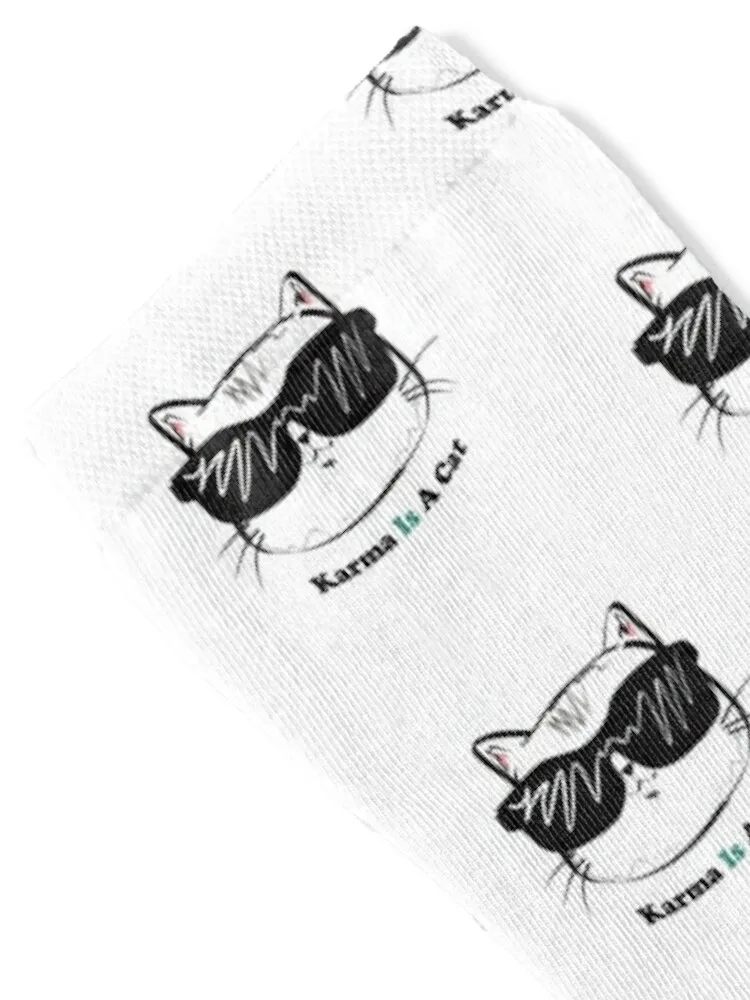 Taylor Swift Karma Is A Cat Socks gift golf christmas stocking funny sock Socks For Girls Men's