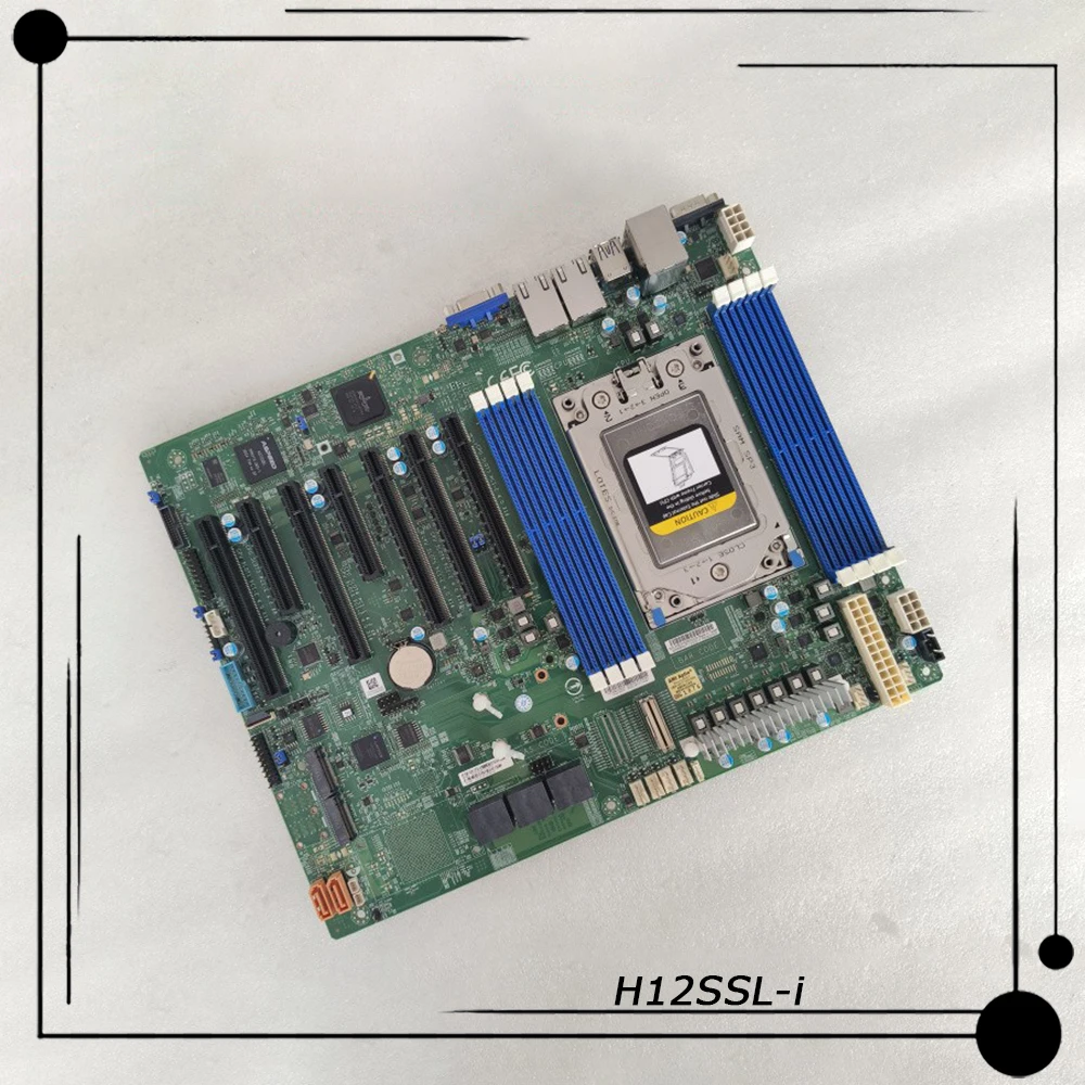 

Чипсет материнской платы Supermicro Server ATX серии 7002/7003, процессор с поддержкой Pcie4, 100% тестирование, быстрая доставка H12SSL-i