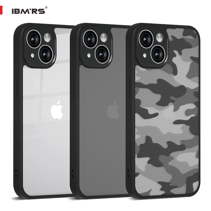 

IBMRS Case for iPhone 13 Shockproof Silicone Soft Cover Anti-Fall