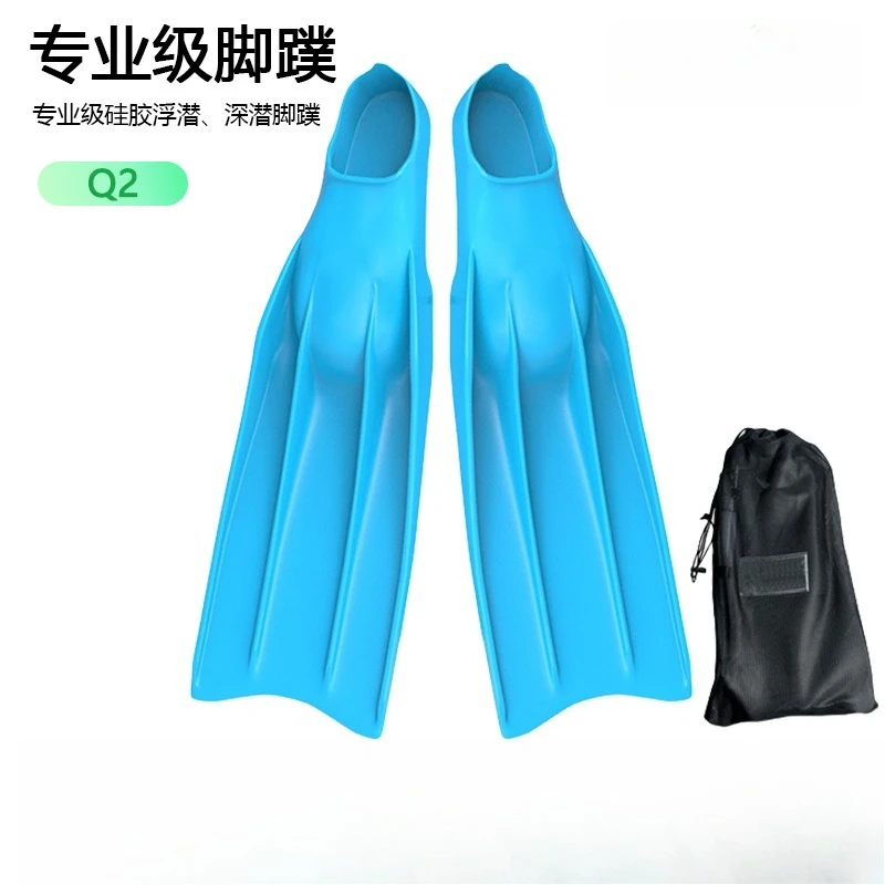 

Swimming silicone flippers, diving snorkeling flippers