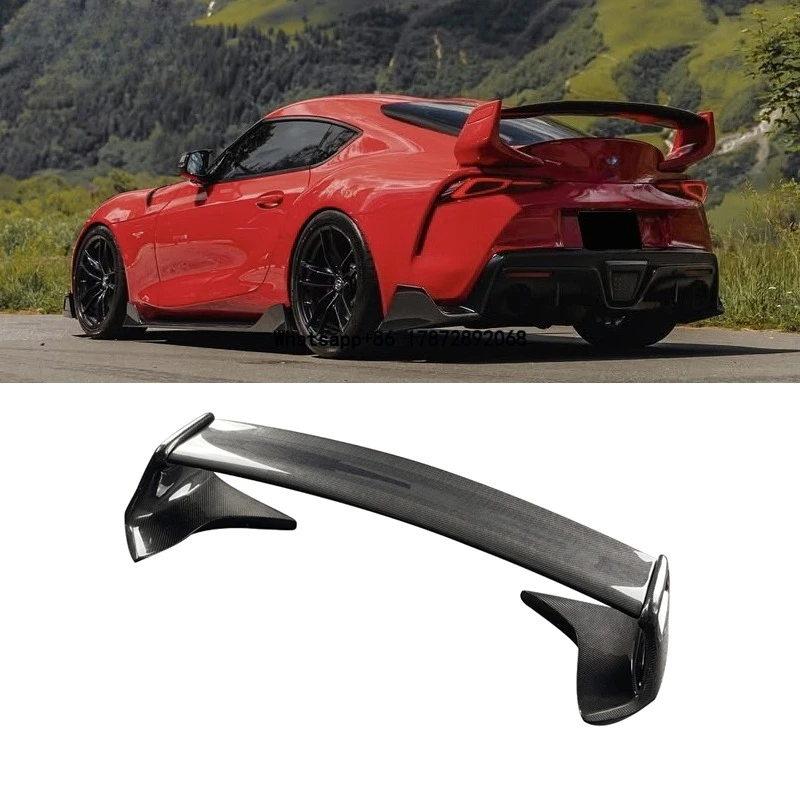

Carbon Fiber Rear Trunk Wing for Gr Supra A90 A91 Mk5 ST Style Tail Wing Rear Spoiler Lip Wings