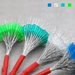 100pcs 5 Sizes Fishing Space Beans Anti-Strand Giant Object Fishing Line Stopper Elasticity Soft Fishing Bobber Float