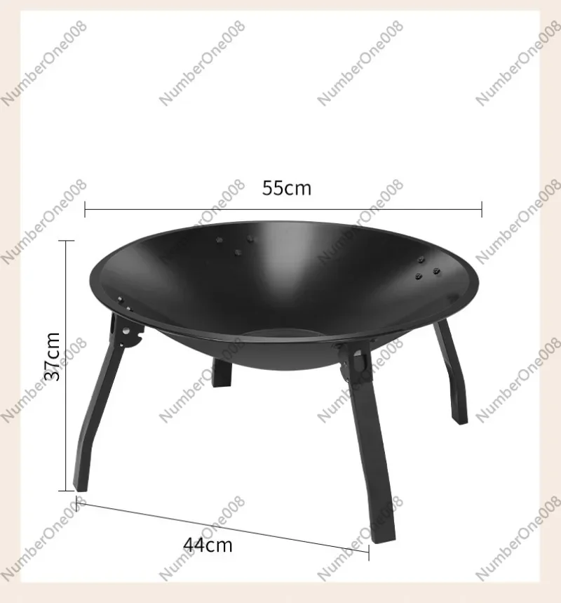 Complete Set of Stove Tea Making Equipment, Fire Stove Suit, Barbecue Table, Household Outdoor Barbecue Grill