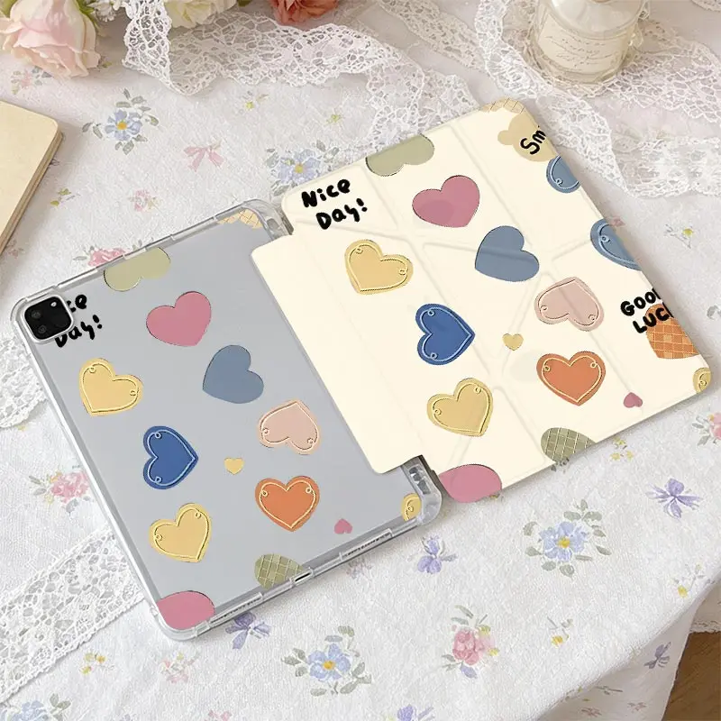 3+Y Multi-Angle Stand Cover For IPad Mini6 8.3 Air3 10.5 Pro11 iPad A16 2025 11th Air11/13 iPad 10.2 7/8/9 4/5th 10.9 10th