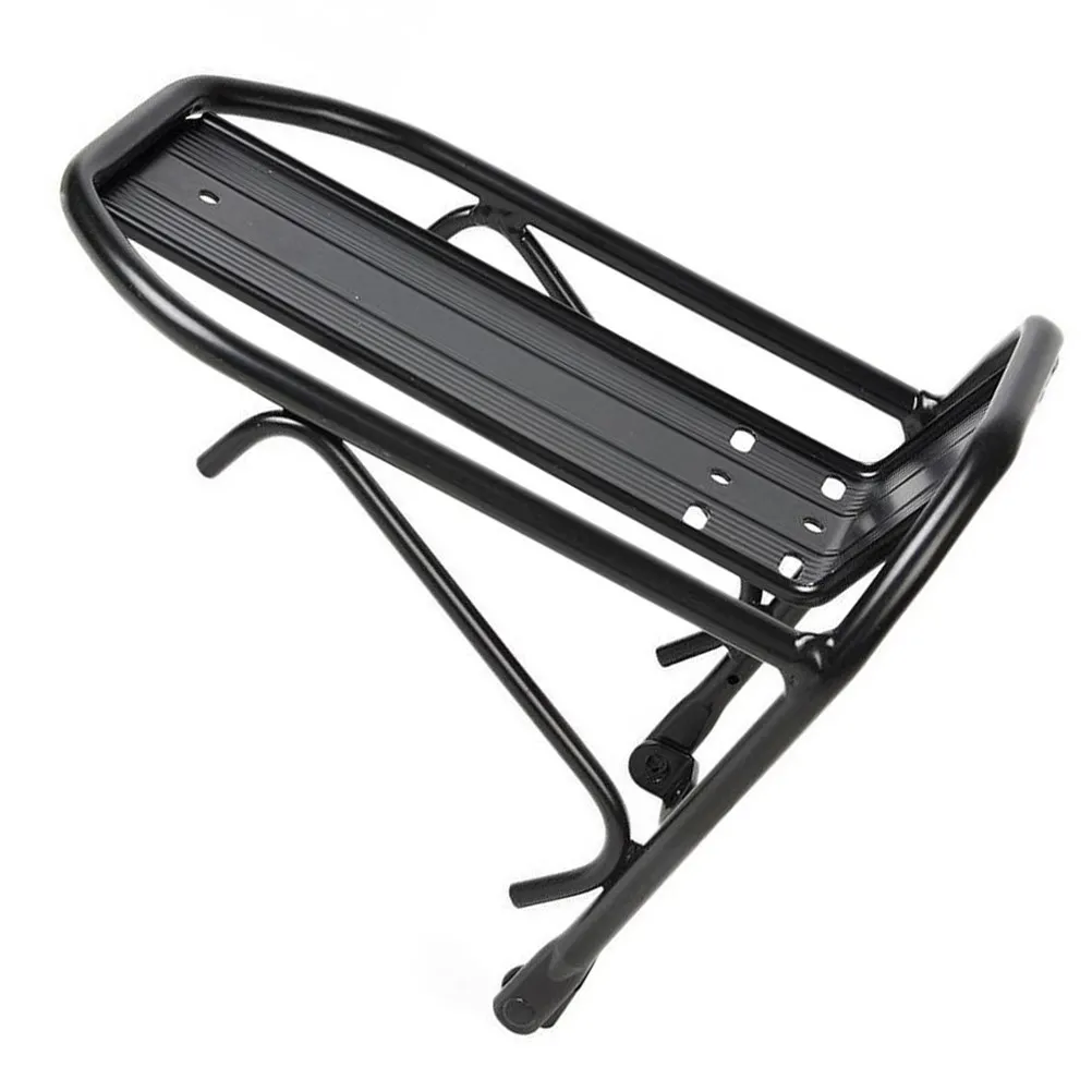 

1 шт. Легкая, но прочная алюминиевая передняя полка-багажник для велосипеда, простая в установке, надежная.