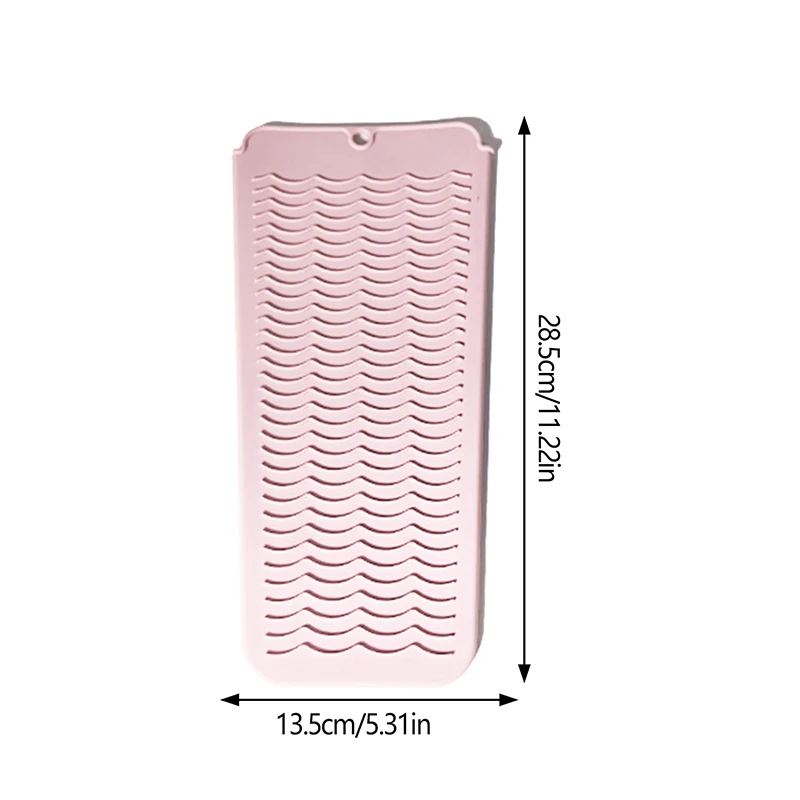 New 1PC Multifunctional Silicone Heat Resistant Pad Insulation Mat For Hair Straightener Heat Curling Stick Curler Flat Irons