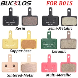 BUCKLOS Bicycle Hydraulic Disc Brake Pad Resin Semi-Metallic Bike Pads Fit B01S B03S Heat Dissipation Road MTB Pads for SHIMANO