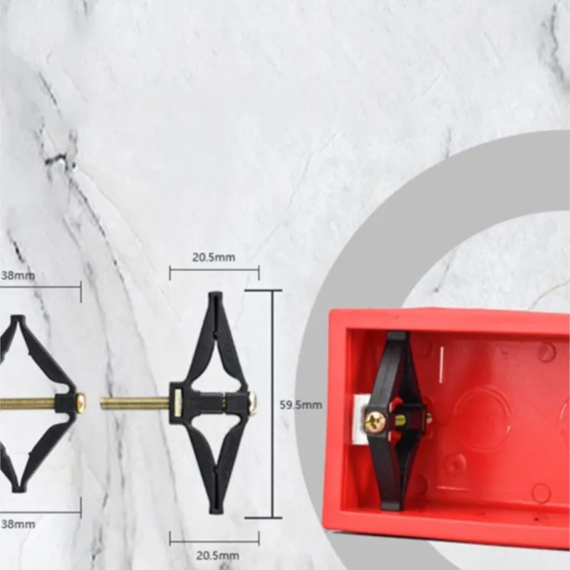 6 قطعة رذاذ كهرباء 118 صندوق تركيب سريع إصلاح سهل التركيب لا حاجة لإزالة الصندوق السفلي لمفتاح المنزل