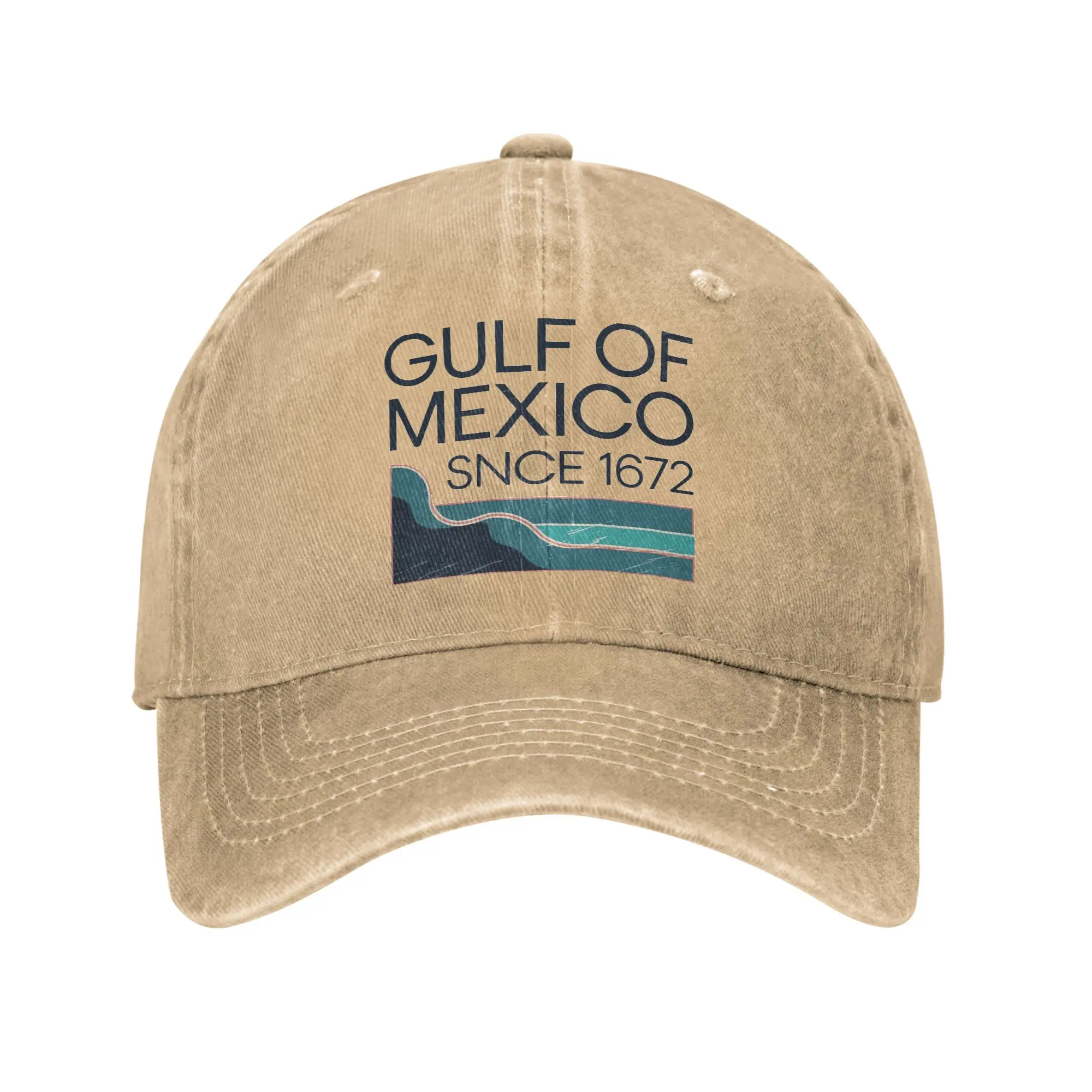 Gulf of Mexico Since 1672 Accessories Baseball Cap Men Women Fashion  Hats Cap Adjustable Sun Cap