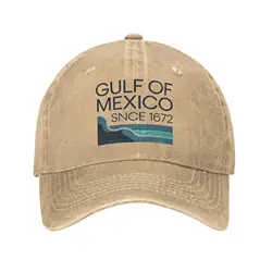 Gulf of Mexico Since 1672 Accessories Baseball Cap Men Women Fashion Hats Cap Adjustable Sun Cap
