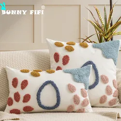 Tufted Home Decoration Pillow Cover Floral Simple Geometric 45x45cm 30x50cm Cushion Cover for Living Room Bedroom Sofa Chaie