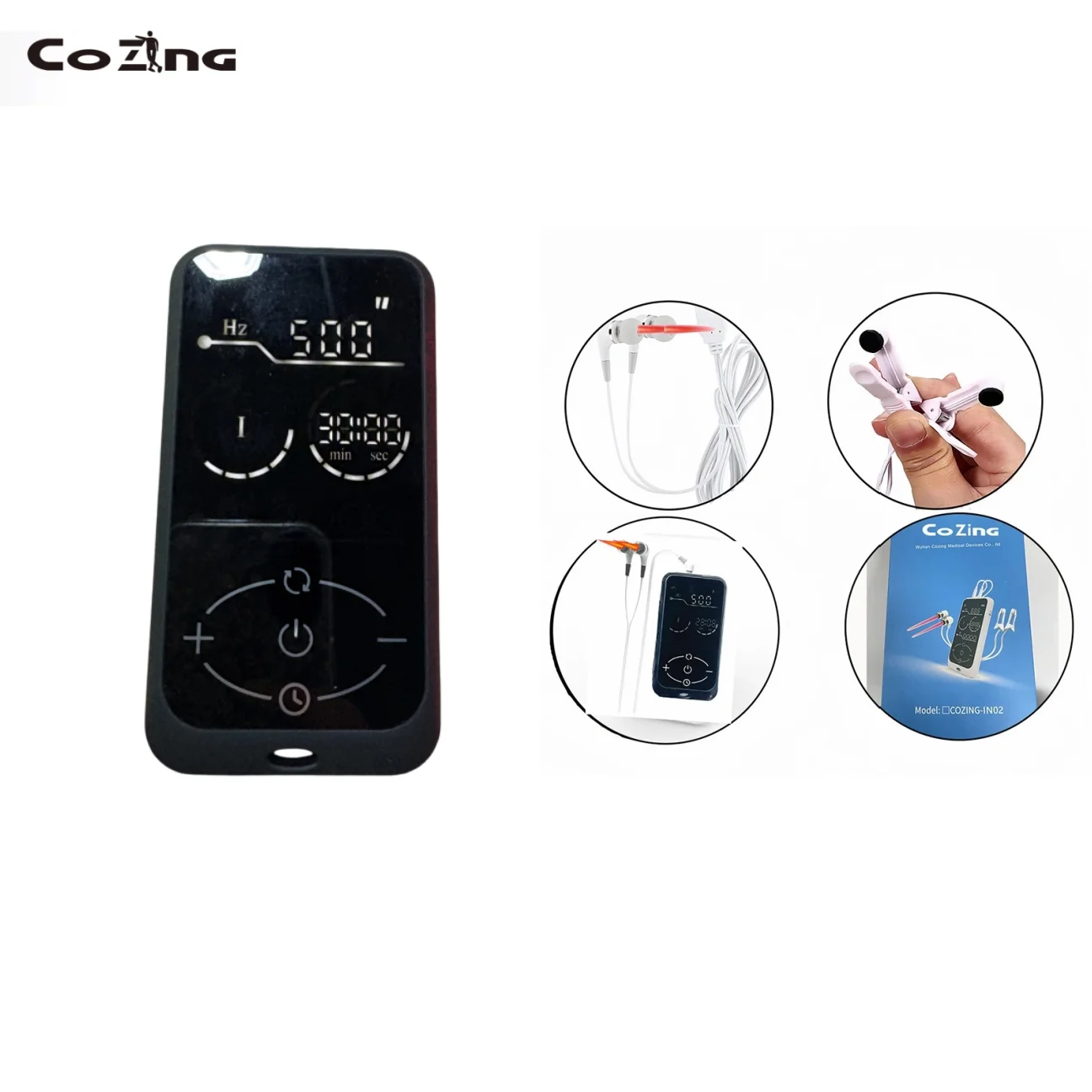 

COZING 2 в 1, устройство для терапии бессонницы Ces, облегчение головной боли, гипнотический физический лазер с зажимом для ушей