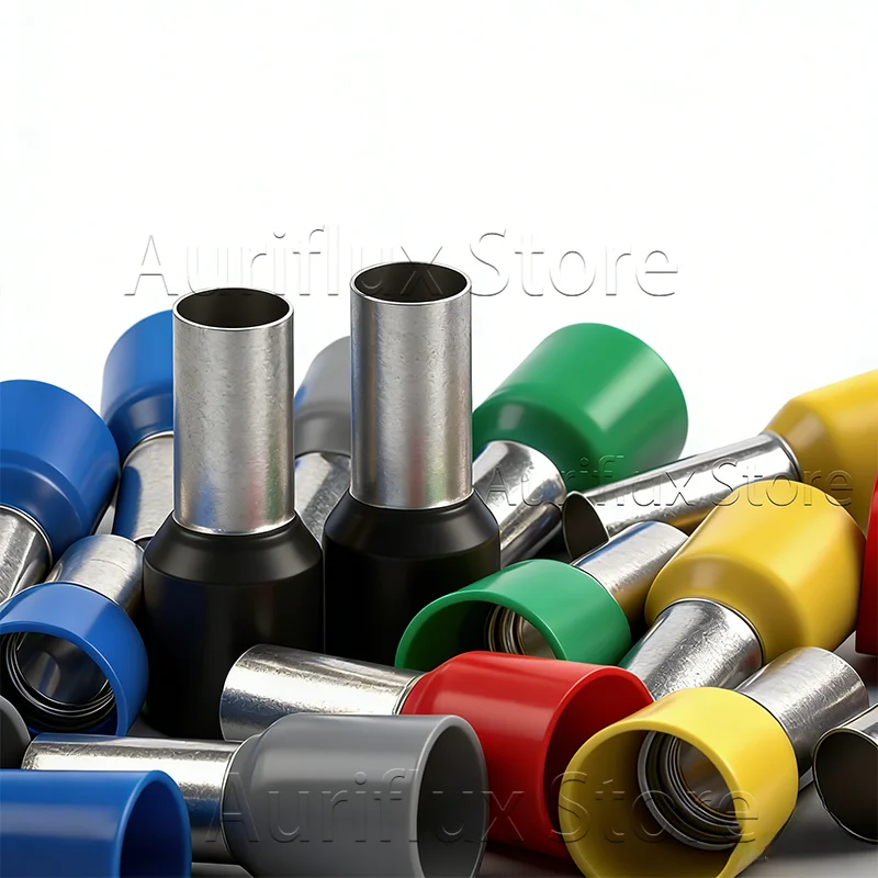 1000Pcs  Insulated Ferrules Terminal For 12 AWG  4mm2, Crimp Terminator Insulated Wire Connector  E4009 E4012 E4018 ﻿