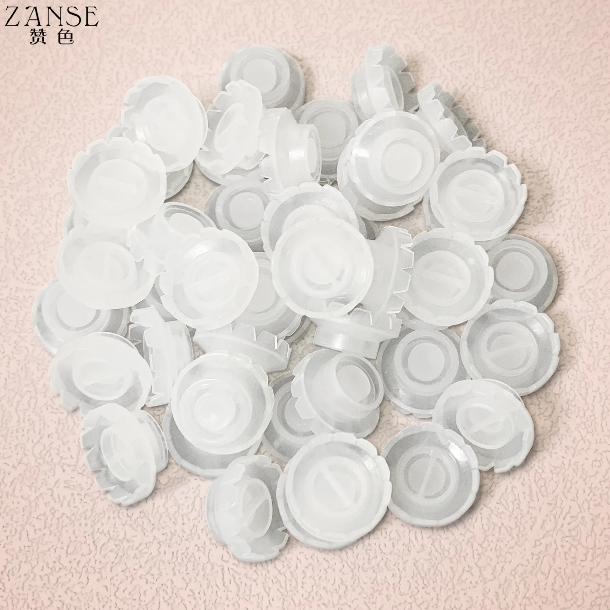 50/100 Pcs False Eyelash Extensions Glue Cup Disposable Volume Fan Glue Holder Wreath Cup Extensions Fast Flowering Makeup Tools