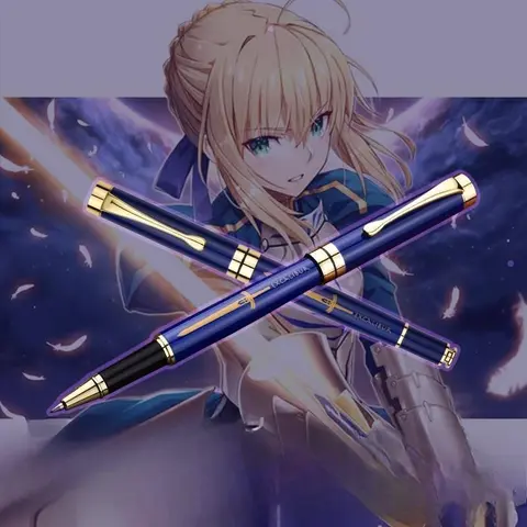 Fate Pendragon 0.5mm High Beauty Neutral Pen Anime Periferi Barninlärning Signaturpenna Skrivbord Skolmaterial Presenter 10 best sales penna penna evangelion - №7
