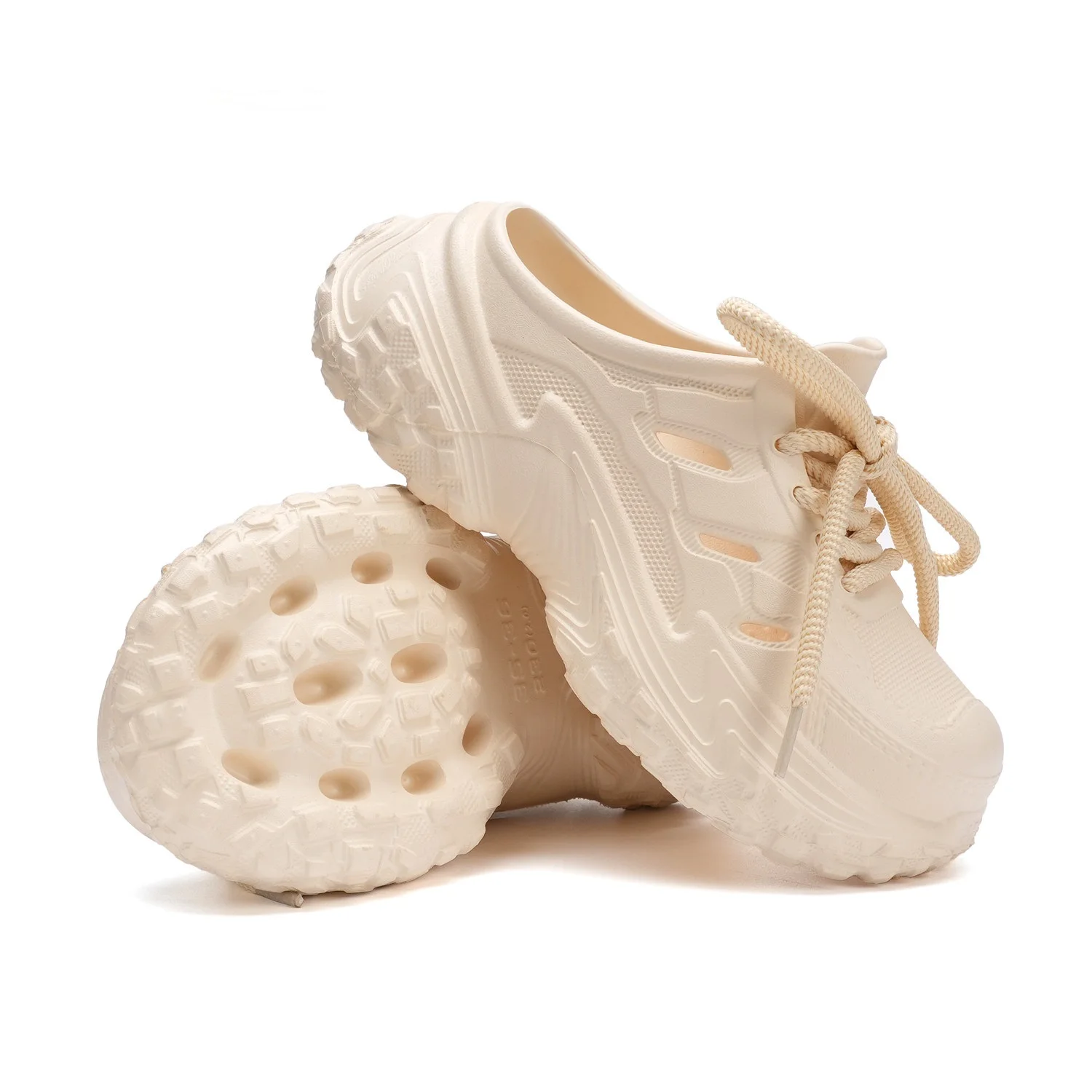 Men's Hole Shoes Boy's Chunky Shoes Couple Eva Clogs & Mules Non-slip Women Half Slippers EVA Water Wading Stream Clogs Slippers