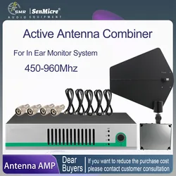 ShennDare AC3 Antenna Amplifier Active Antenna Combiner With DC distribution For Wireless In Ear Monitor System 450-960MHZ