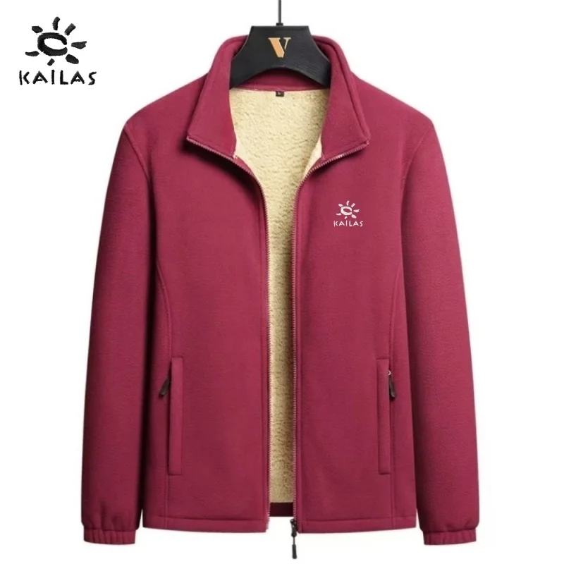 

KAILAS новая осенне-зимняя высококачественная толстая теплая куртка для мужчин, модный и повседневный уличный ветрозащитный универсальный топ
