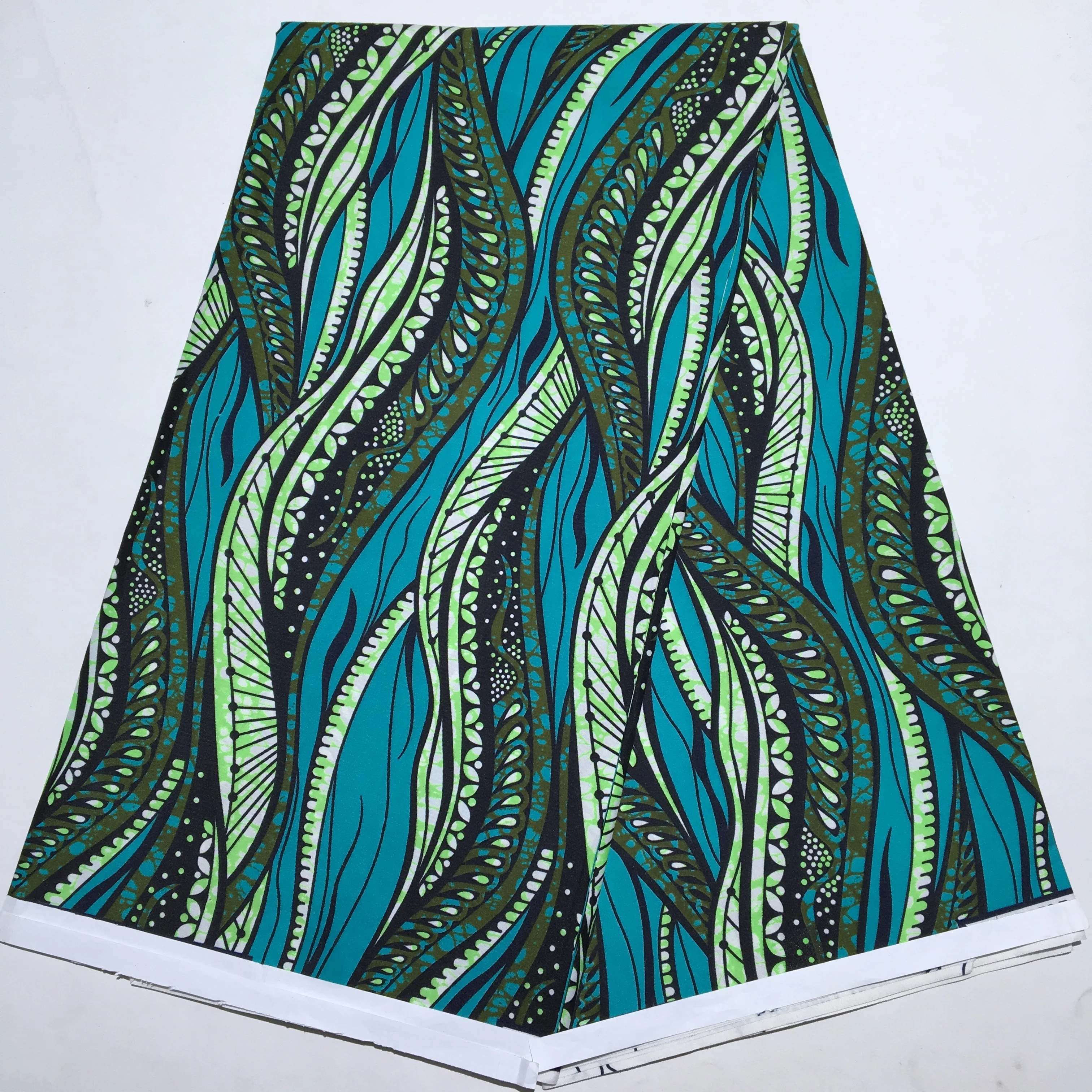 2024 Newest African Polyester Material Wax Fabric Nigerian Ankara DIY Print Sewing Tissu Textile Material For Women Dresses