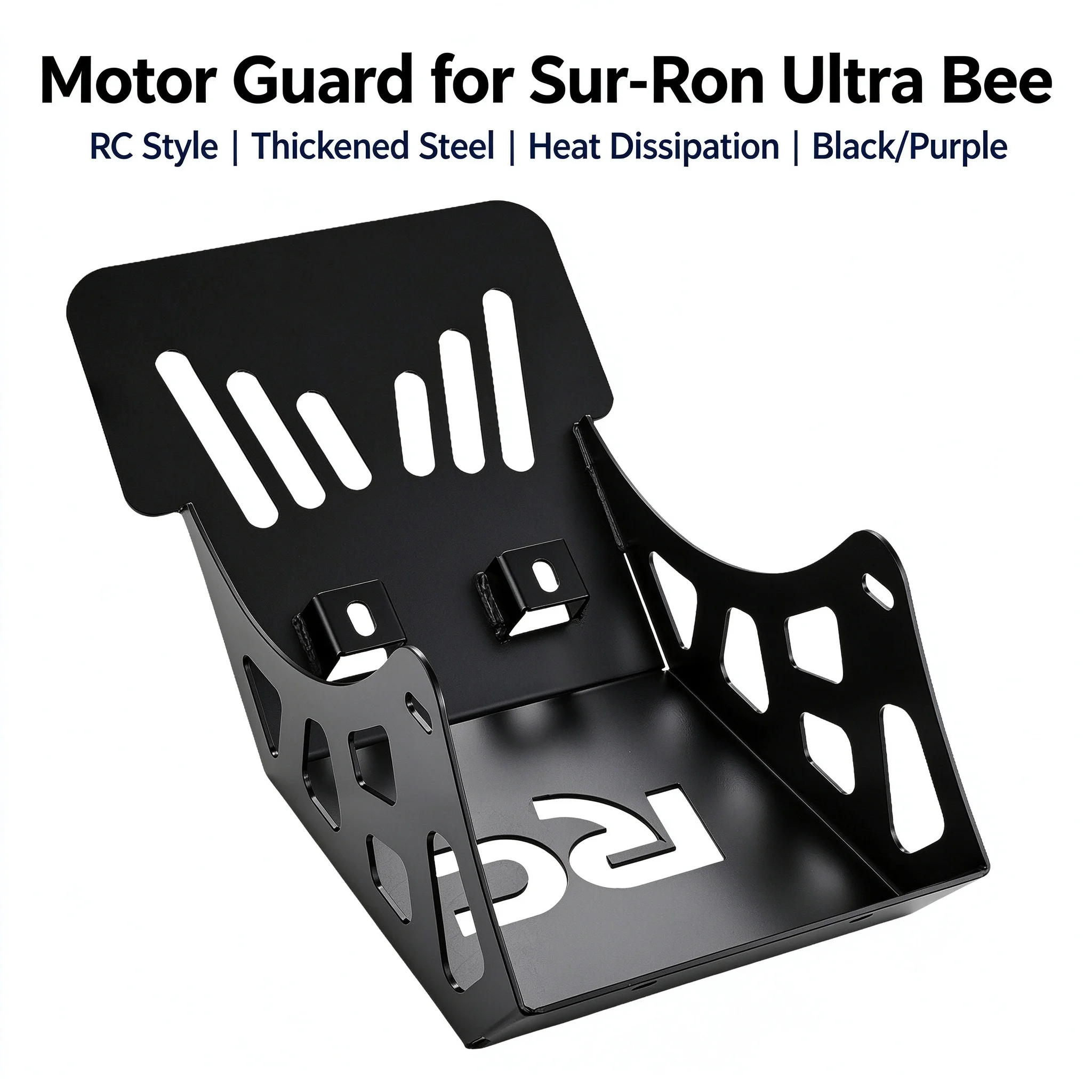 Motor Guard Cover RC Style Thickened Steel Heat Dissipation Sur-Ron Ultra Bee Electric Dirt Bike Skid Plate Engine Protector