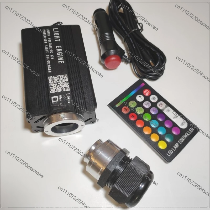 Car Voice-activated Fiber Optic Light Remote Control Mobile Phone APP Control Car Music  Modification Set