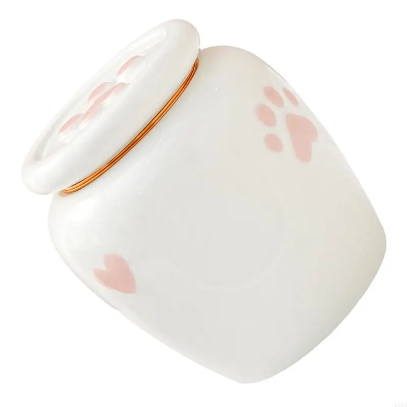 L9BE Sealed Moisture Proof Dogs Ashes Boxes Engraves Memorial Keepsakes for Ashes Collar