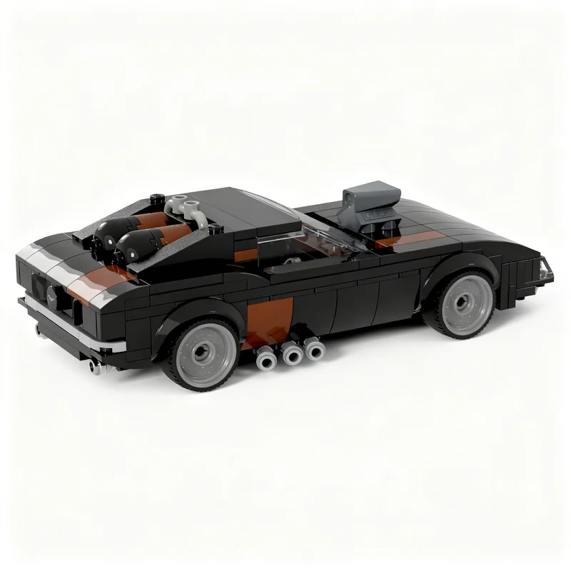 261pcs MOC Mad Max Fury Road Interceptor Car City Champions Model Building Blocks DIY Idea Craft 3D Collection Creative Display