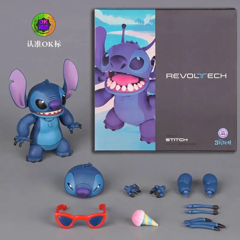 

Yamaguchi Style Stitch Action Figure Lilo & Stitch Collectible Model Movable Joint Toy Desktop Decor Gift For Fans