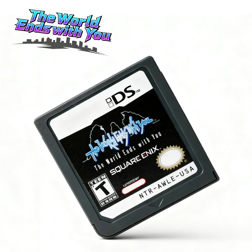 DS Games بطاقة صغيرة خرطوشة ألعاب الفيديو بطاقة وحدة التحكم نهاية العالم معك لـ NDS/3DS/2DSC