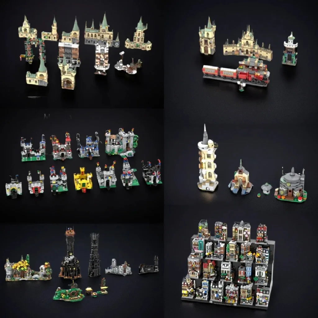 44817pcs MOC Entire Mini Designs Bundle To June Model Building Blocks Toys Construction Christmas Gifts Idea Brick Education