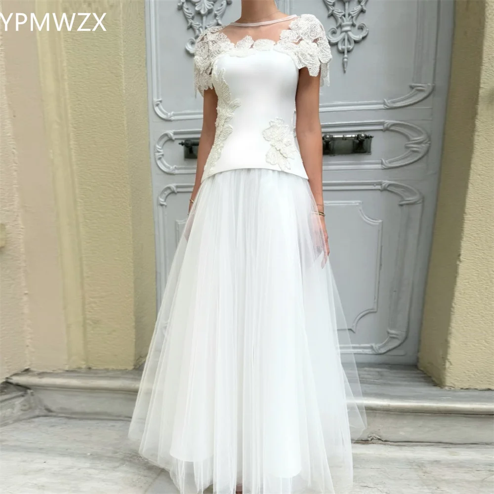 

Customized YPMWZX Asymmetrical A-line Floor length Skirts Draped Layered Tulle Print Bespoke Occasion Dresses