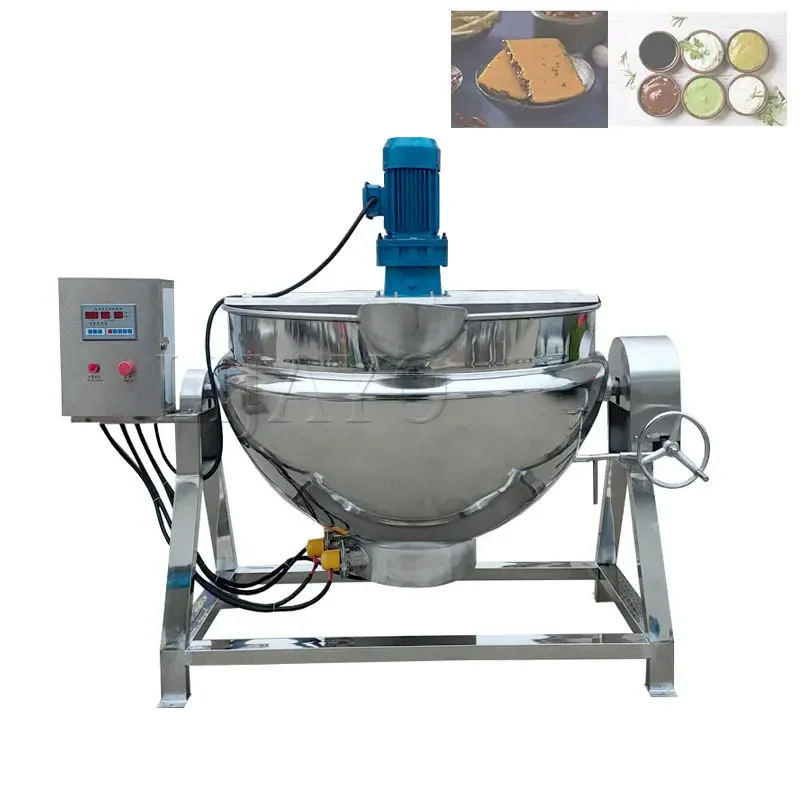 

Automatic Cooking Wok China Good Sale Jam Paste Nougat Electric Gas Cooking Mixer Machine For Restaurant