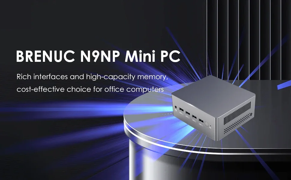 SZBOX M9N N305 Mini-pc i3-N305 DDR4 3200 GHz 2280 NVME SSD Windows 11 Pro Dual LAN 4K Triple Display USB 3.2 Desktopcomputer