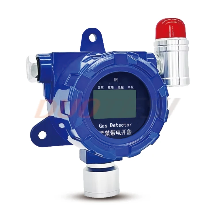 CE Certified Fixed LEL CH4 Methane Gas Detector With Infrared Sensor Explosion Detection