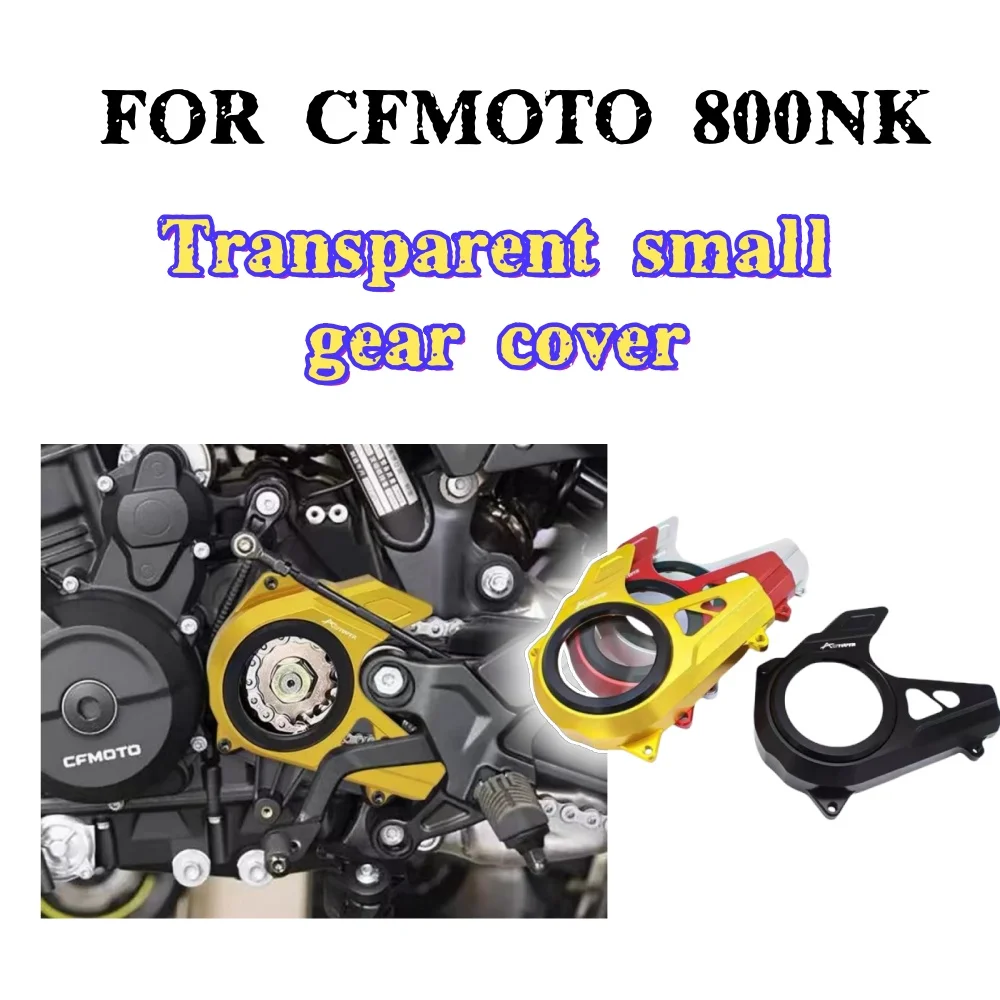 

For CFMOTO 800NK modified parts, transparent clutch cover, engine side cover, 800NK accessory chain cover, left small cover