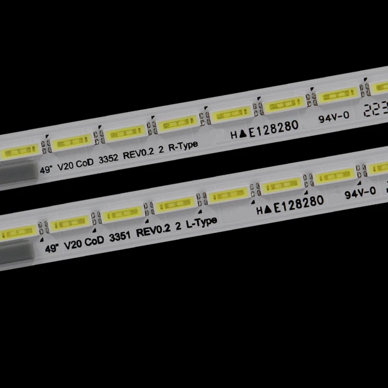 Rétro-éclairage de télévision LED, bandes de LED, 49 pouces, 3352, L-TYPE, R-TYPE, V20, CoD