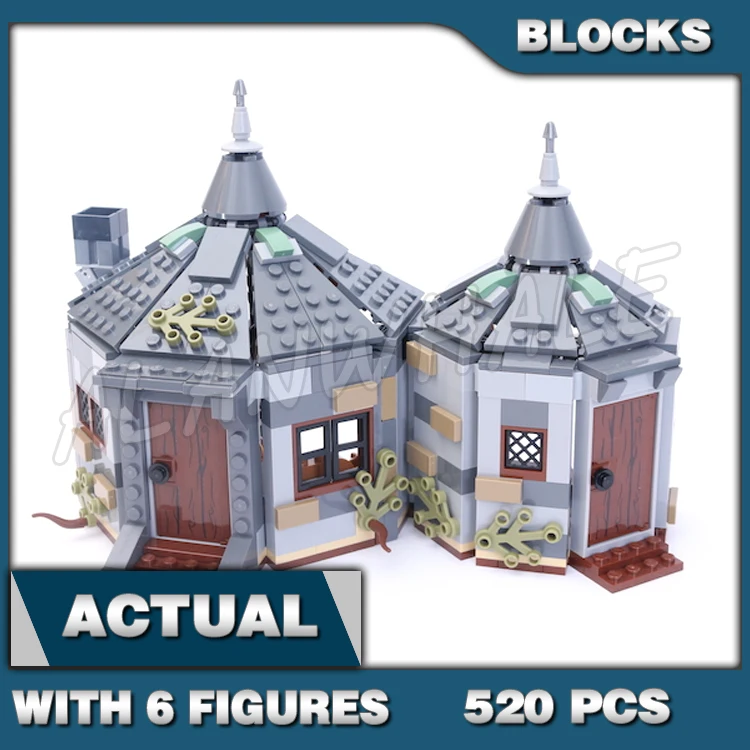 520 stks Magische World of Wizards Woodland Hut Buckbeak Rescue Huis Pompoen Patch 60138 Bouwstenen Speelgoed Compatibel Met Model