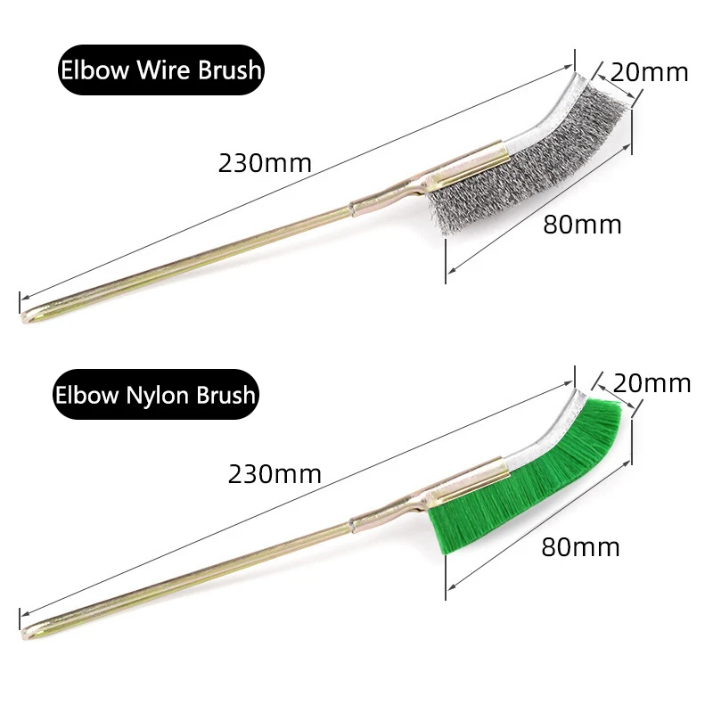 23cm Steel Wire Brush Aquarium Algae Cleaning Brush Nylon Brush Aquarium Cleaner Fish Tank Stain Cleaning Tools Accessories